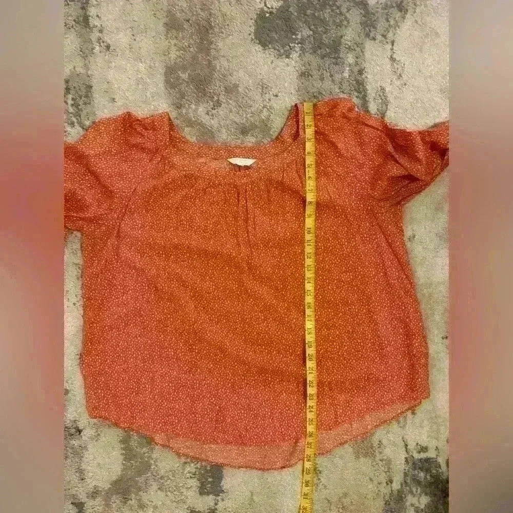 Women’s Orange Lauren Conrad Blouse - Picture 5 of 6